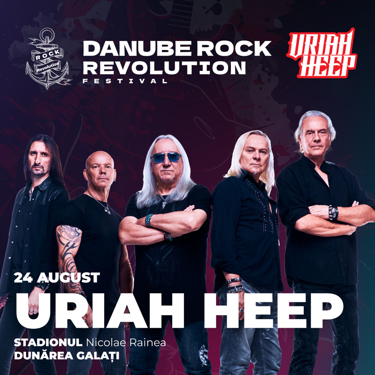 Uriah Heep, mesaj pentru fanii din România: „Galați, pregătește-te! Va fi un weekend pe cinste la Danube Rock Revolution!”