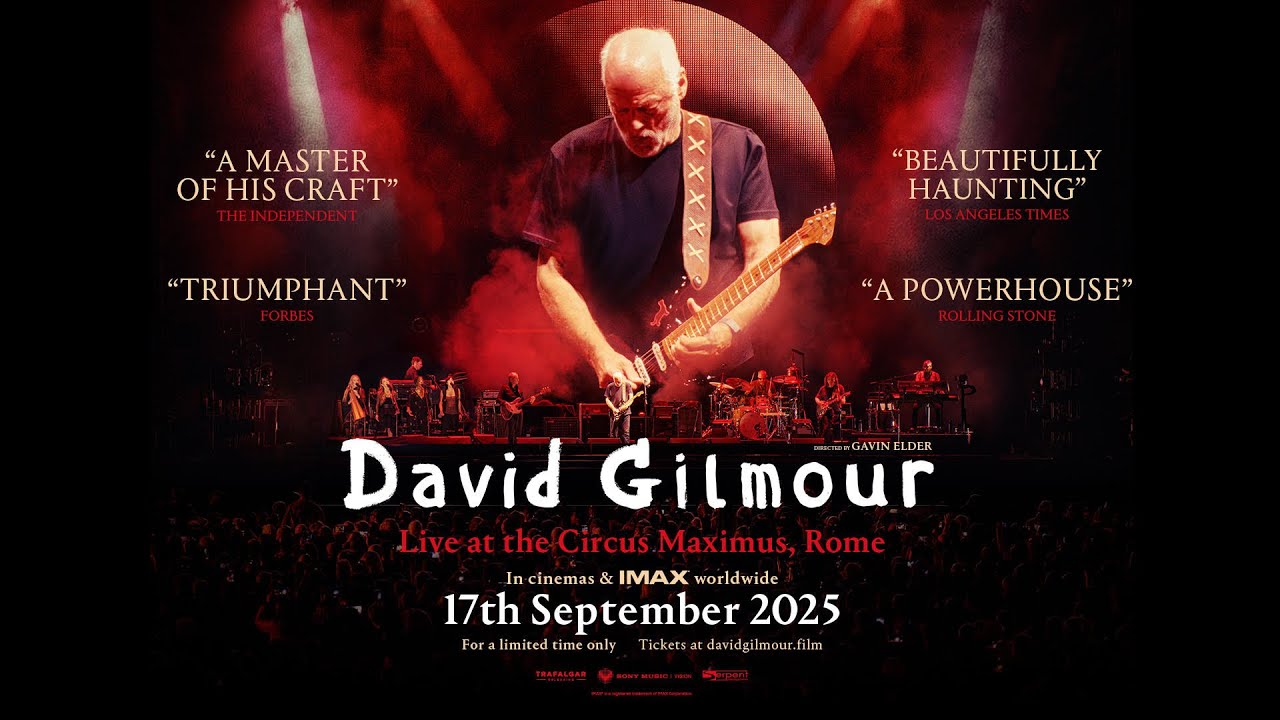 David Gilmour ajunge pe marile ecrane cu „Live at the Circus Maximus, Rome”