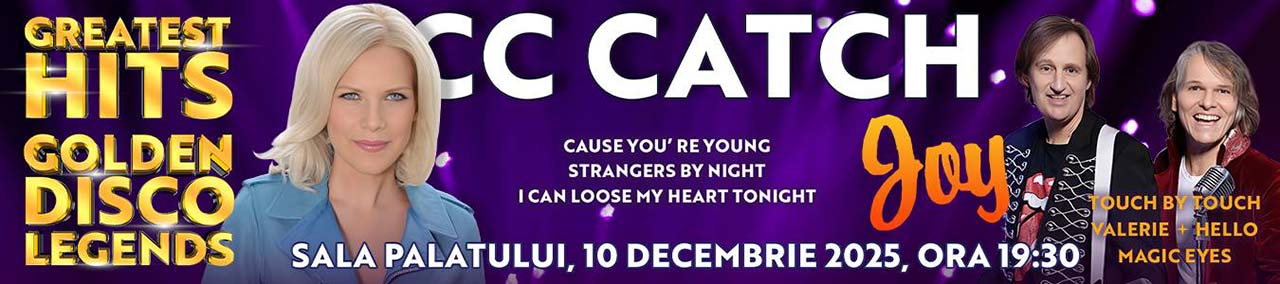 C.C. Catch și Joy aduc legenda anilor ’80 la București