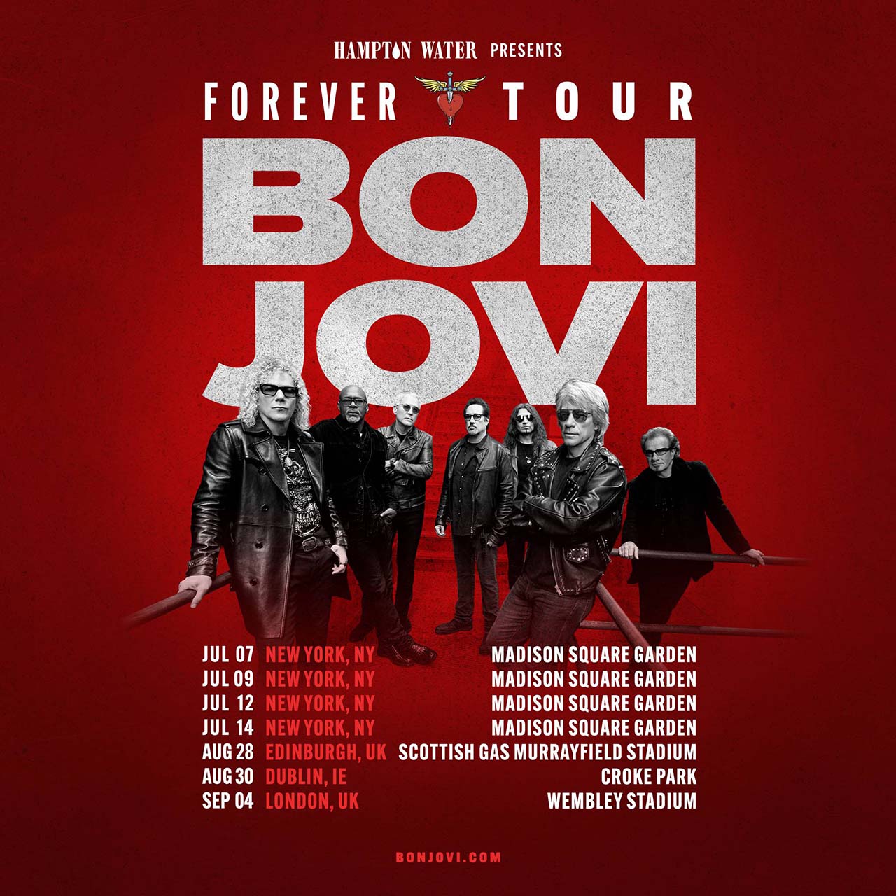 Bon Jovi revine în 2026 cu o rezidență la New York și concerte pe stadioane în Marea Britanie și Irlanda