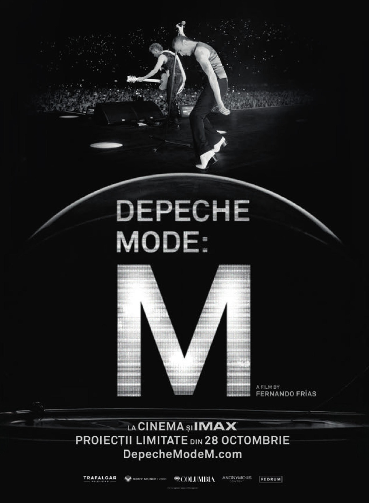 Câștigă invitații la avanpremiera filmului-concert „Depeche Mode: M”, la IMAX - Cinema City AFI Cotroceni
