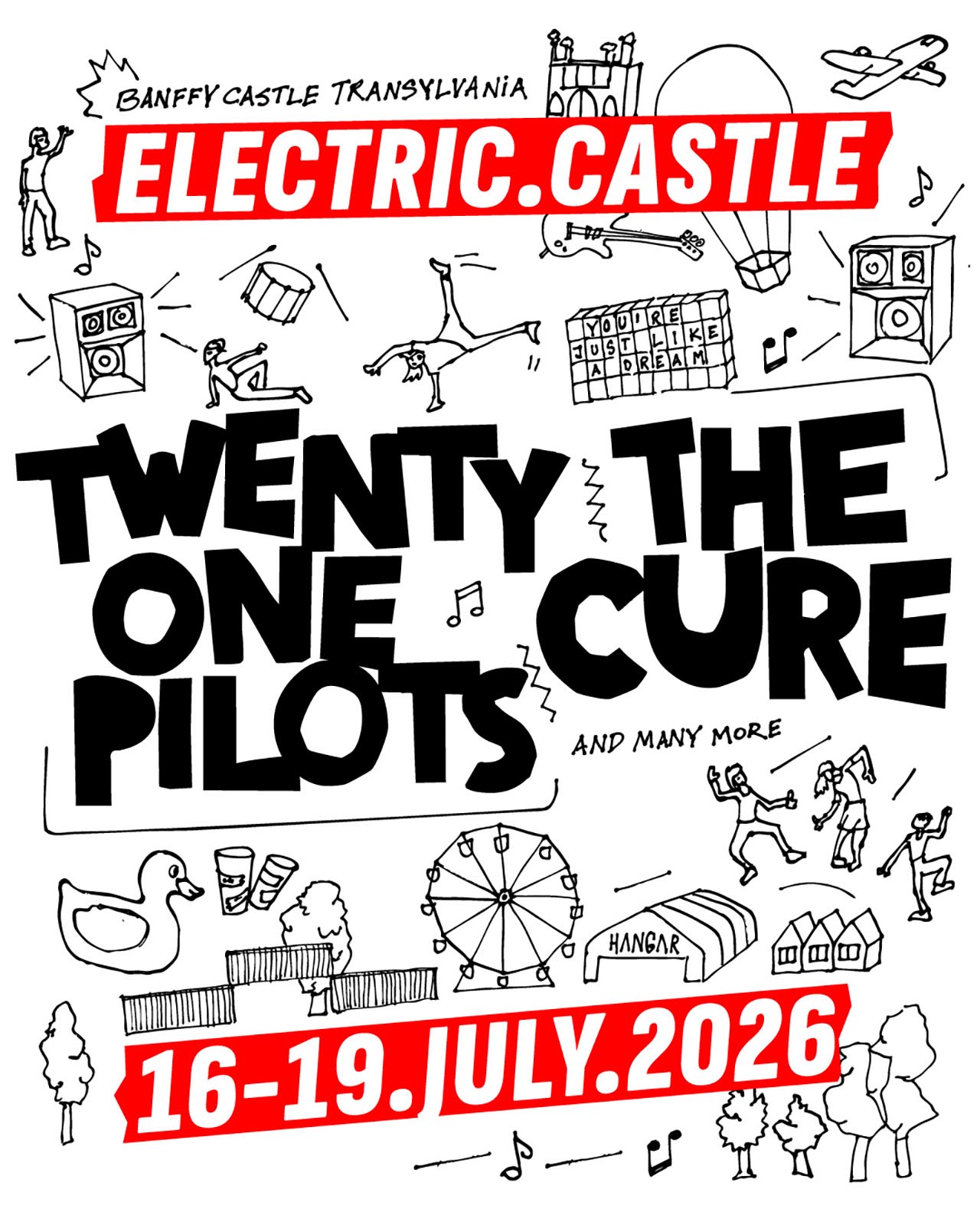 The Cure, în premieră la Electric Castle 2026