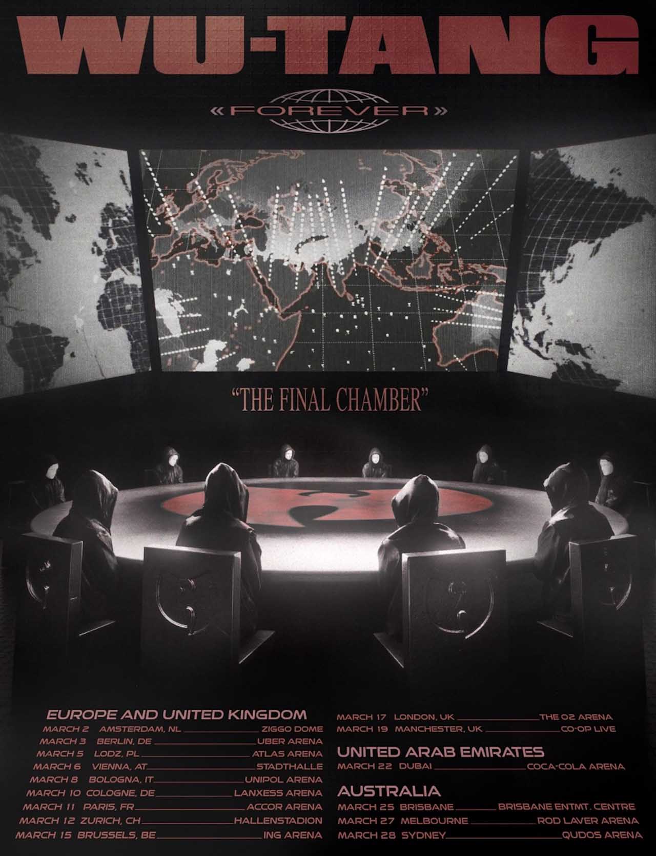 Wu-Tang Clan pornește în turneul mondial „The Final Chamber”