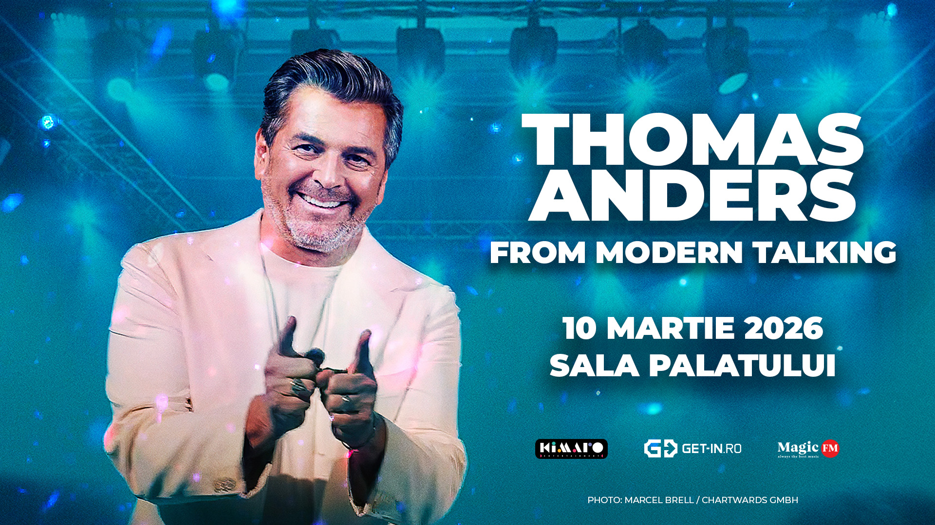 Thomas Anders, vocea Modern Talking, concert în România