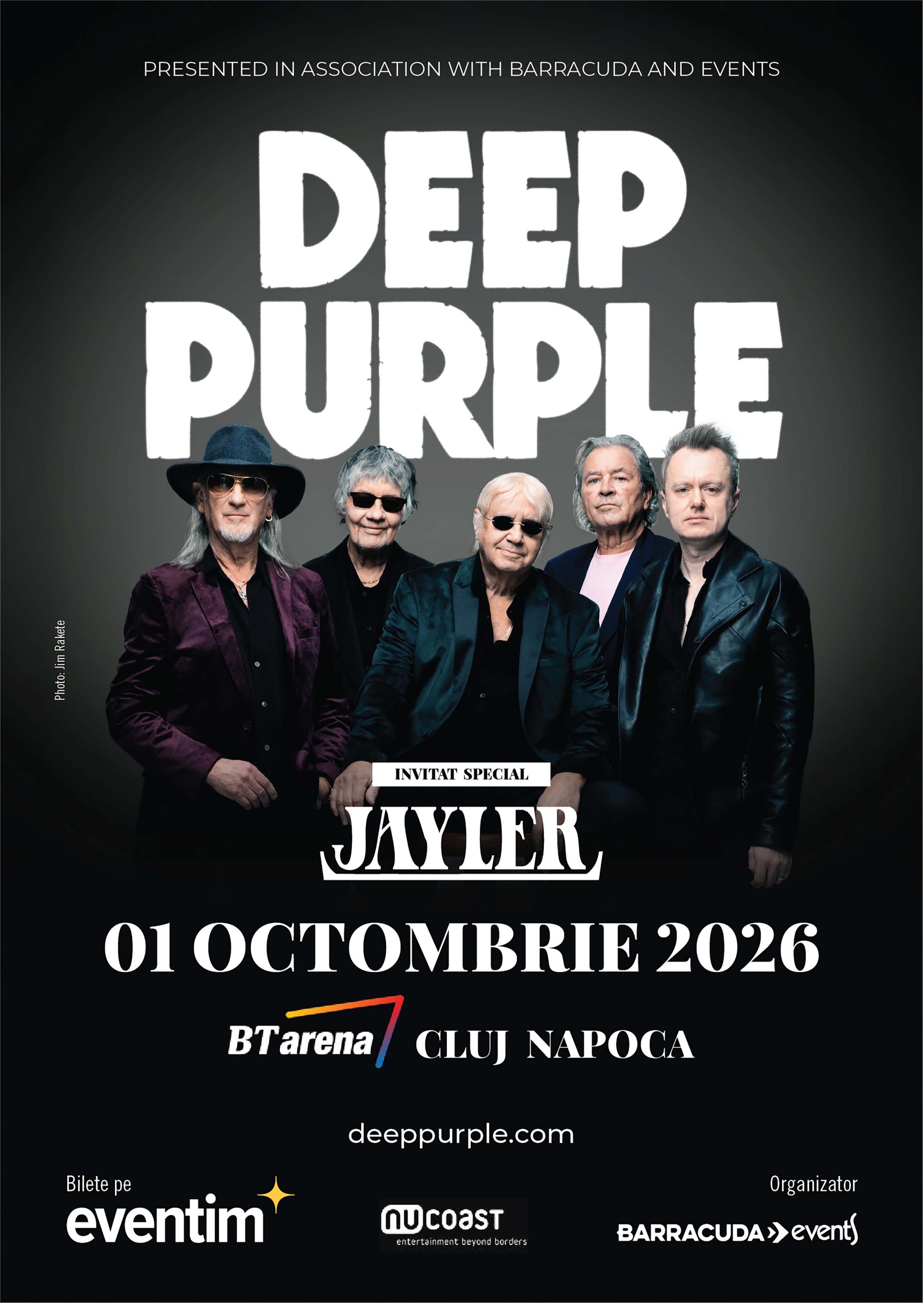 Deep Purple concertează în 2026 în România