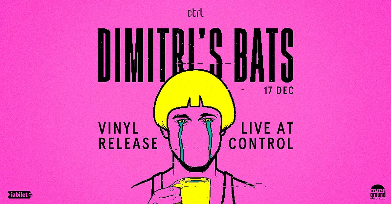 De pe scenă pe vinil: Dimitri’s Bats lansează primul vinil din carieră la club Control