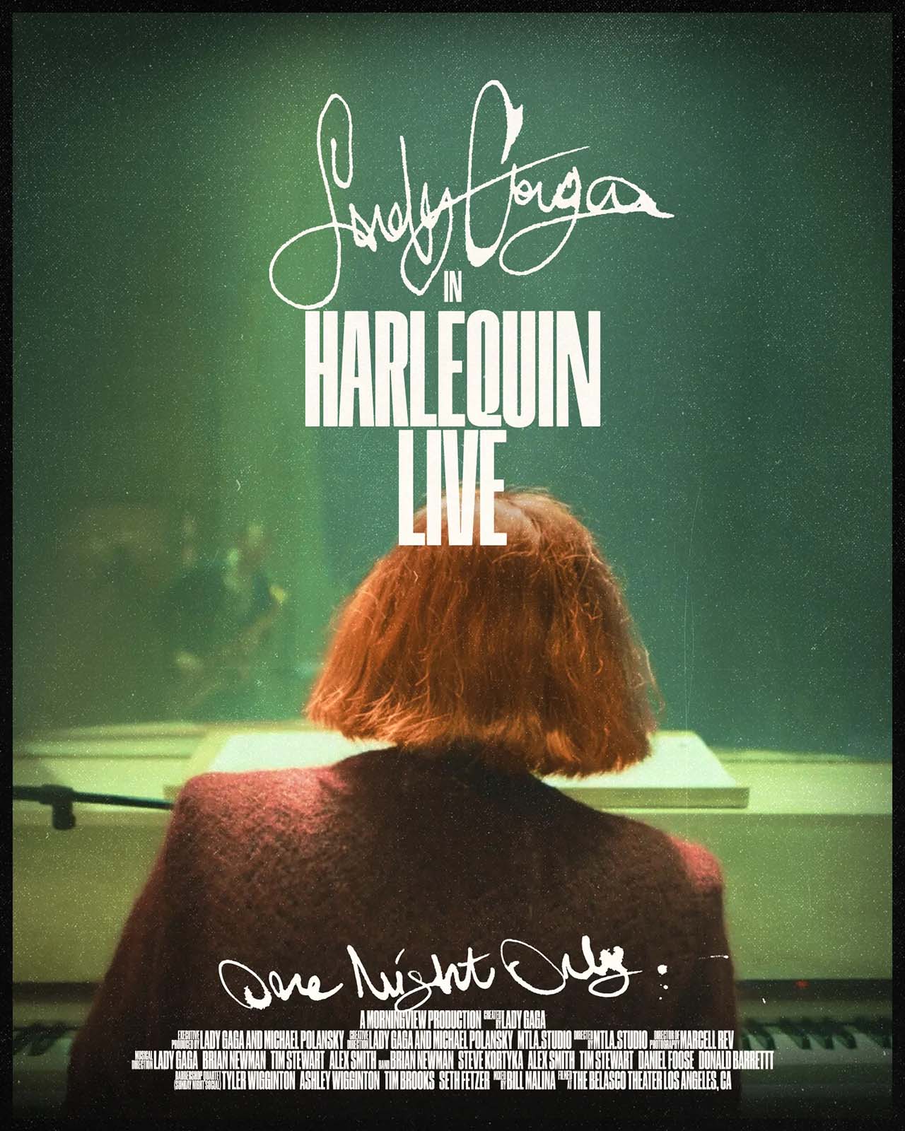 Lady Gaga lansează gratuit pe YouTube filmul-concert „Harlequin Live – One Night Only”