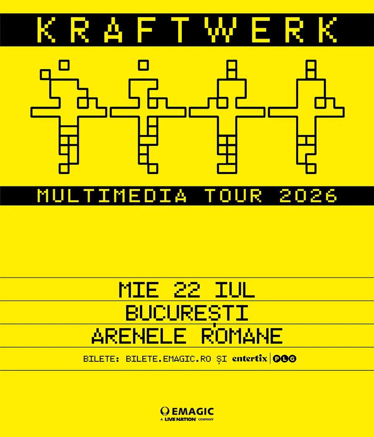 Kraftwerk revine în România cu un concert - eveniment la București