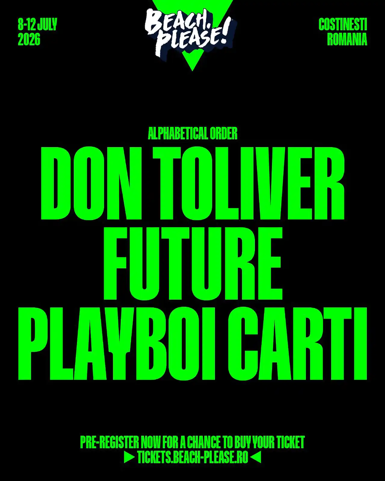 Headlineri Beach, Please! 2026