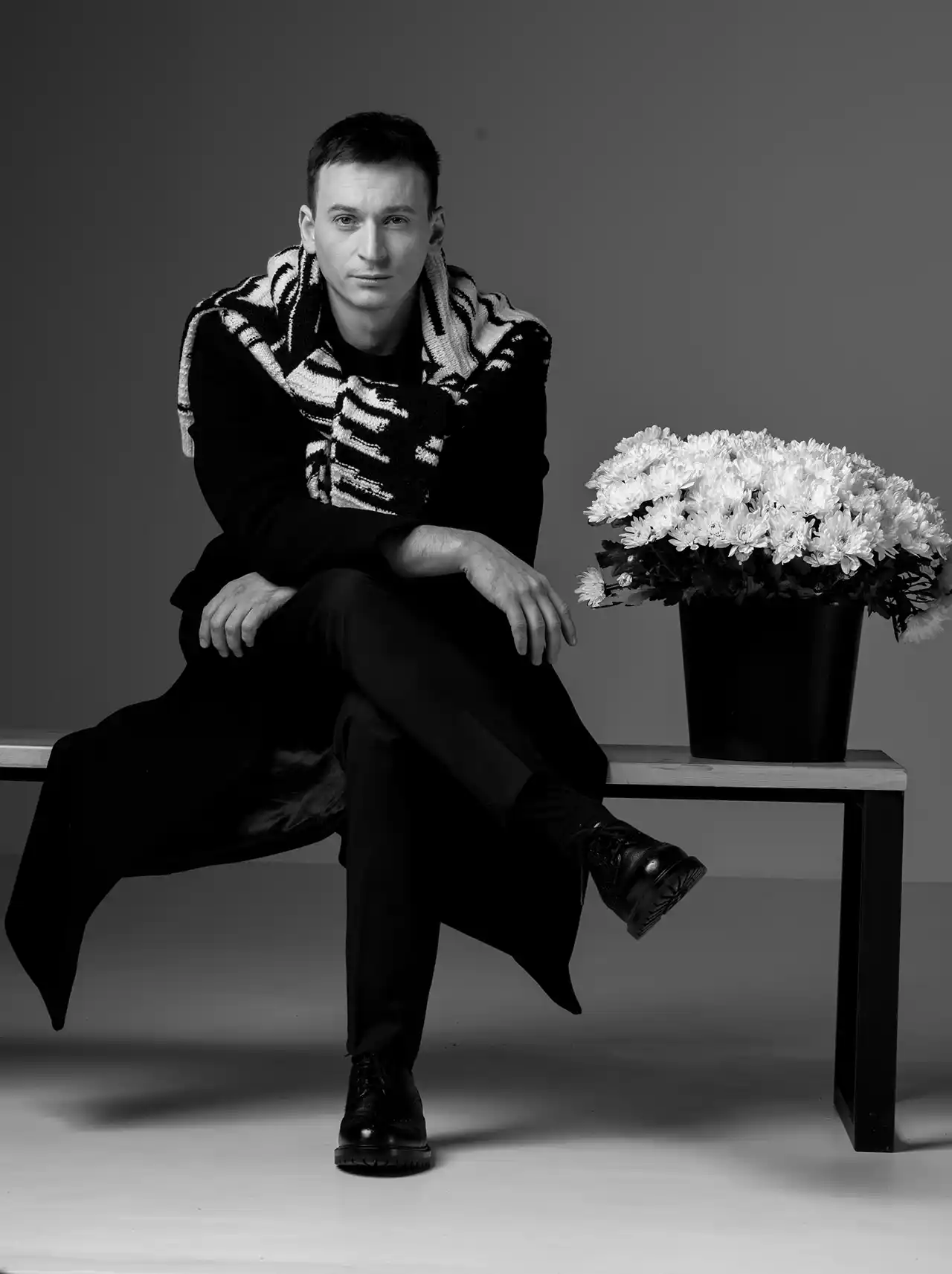 Concert simfonic la Sala Palatului, poză cu flori