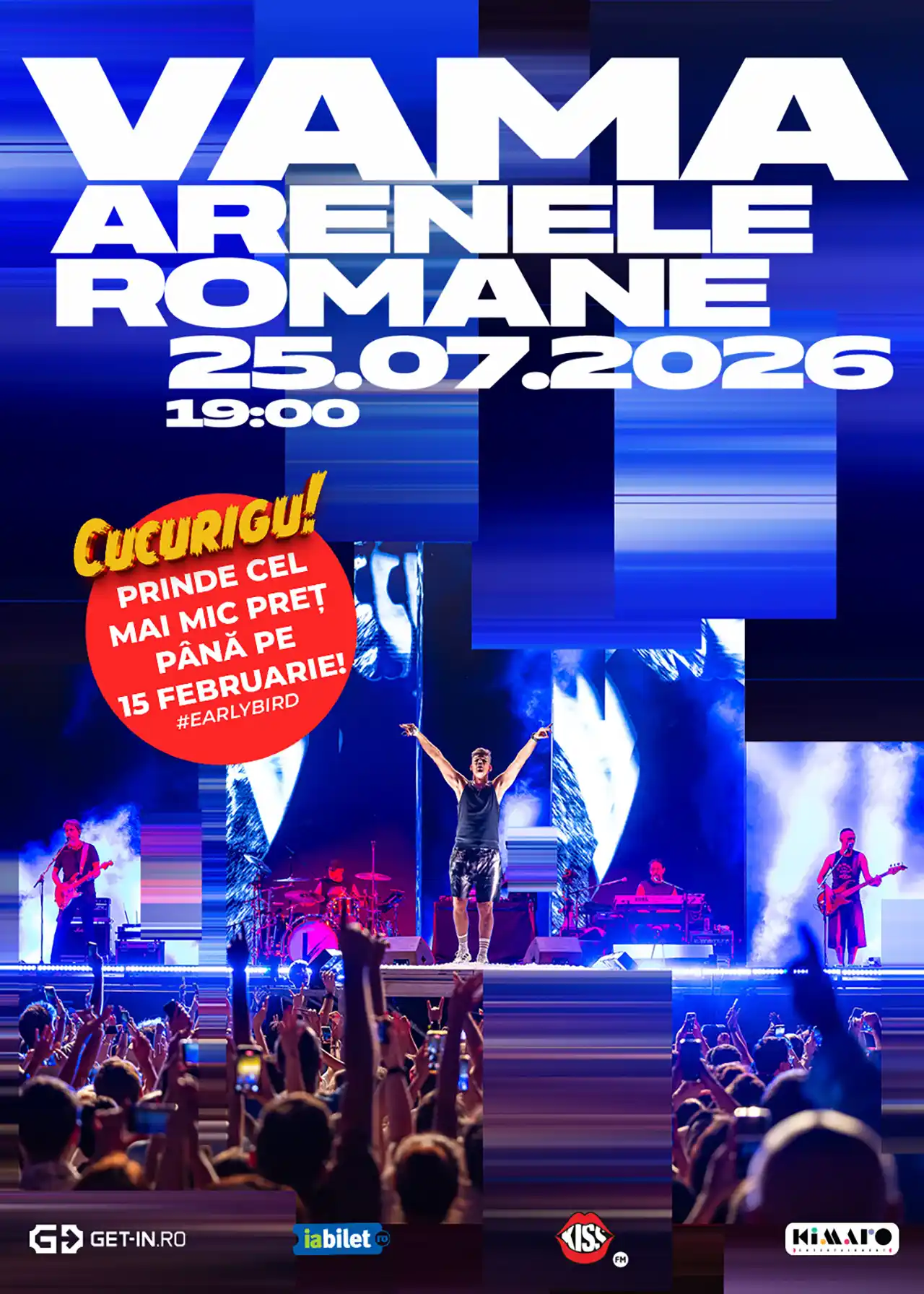 VAMA revine la Arenele Romane cu concertul special de vară