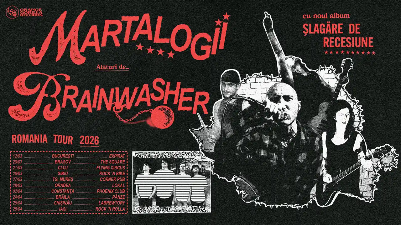 Martalogii și Brainwasher vin la tine în oraș!