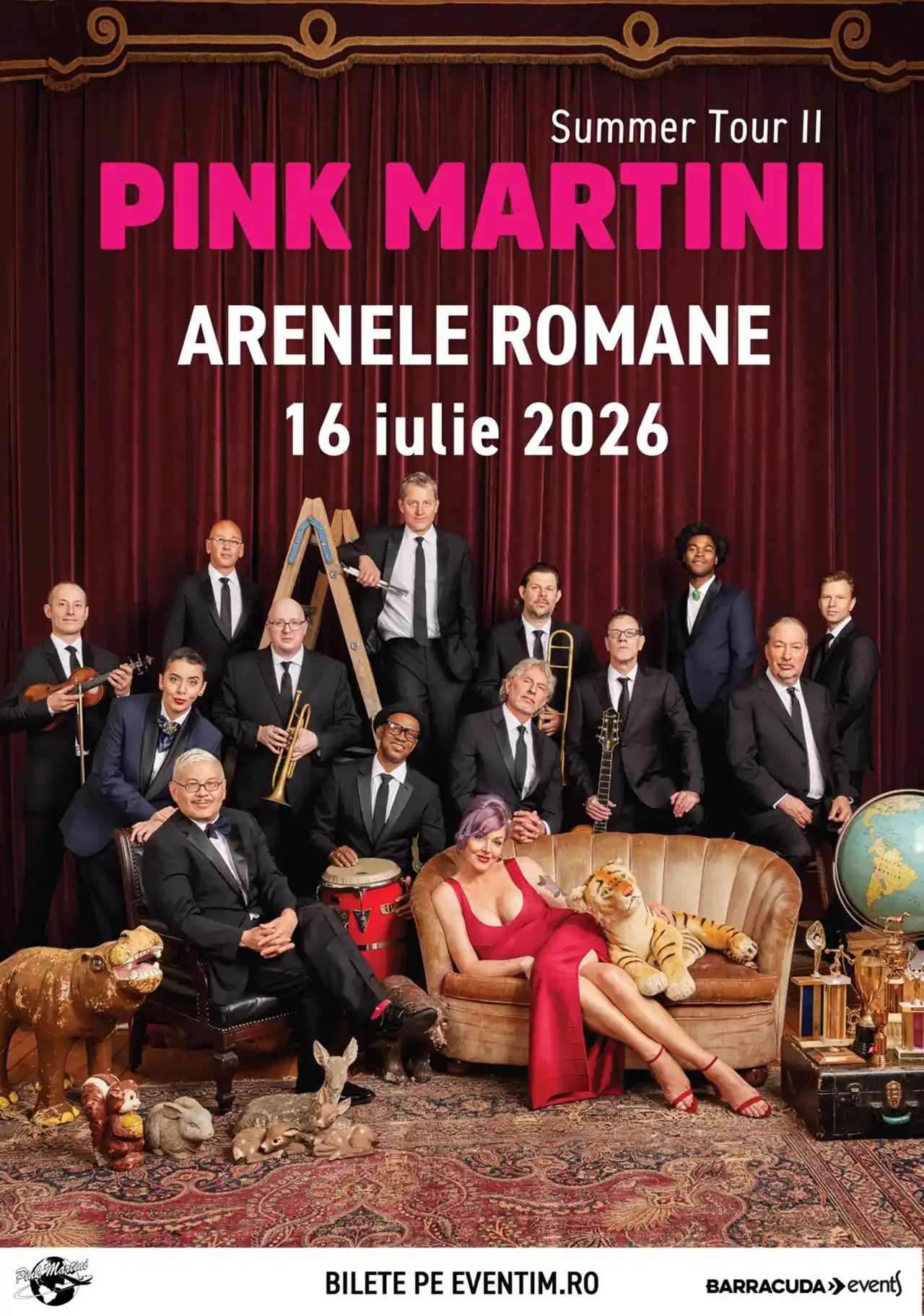 Pink Martini, într-o formulă specială cu Storm Large, concert-eveniment la Arenele Romane