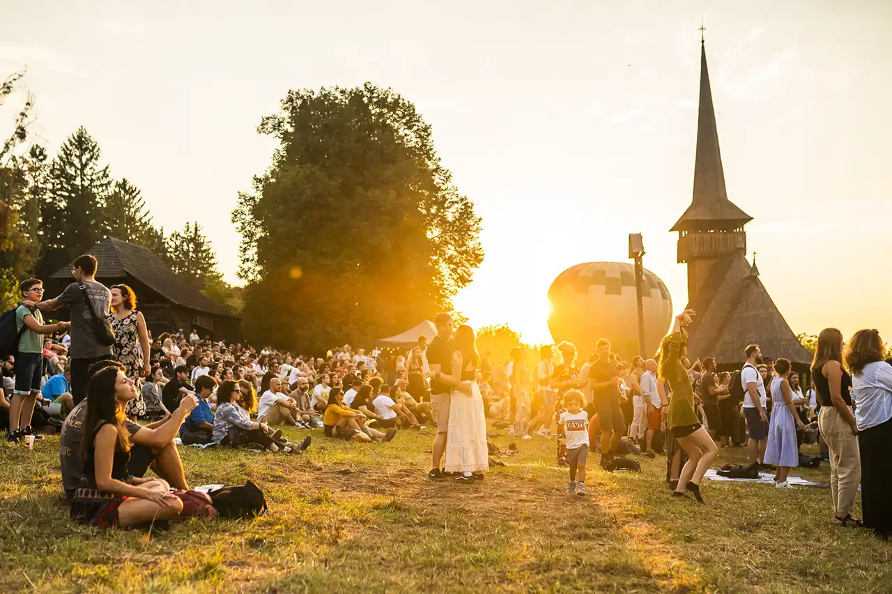 Imagine din timpul zilei la Jazz in the Park