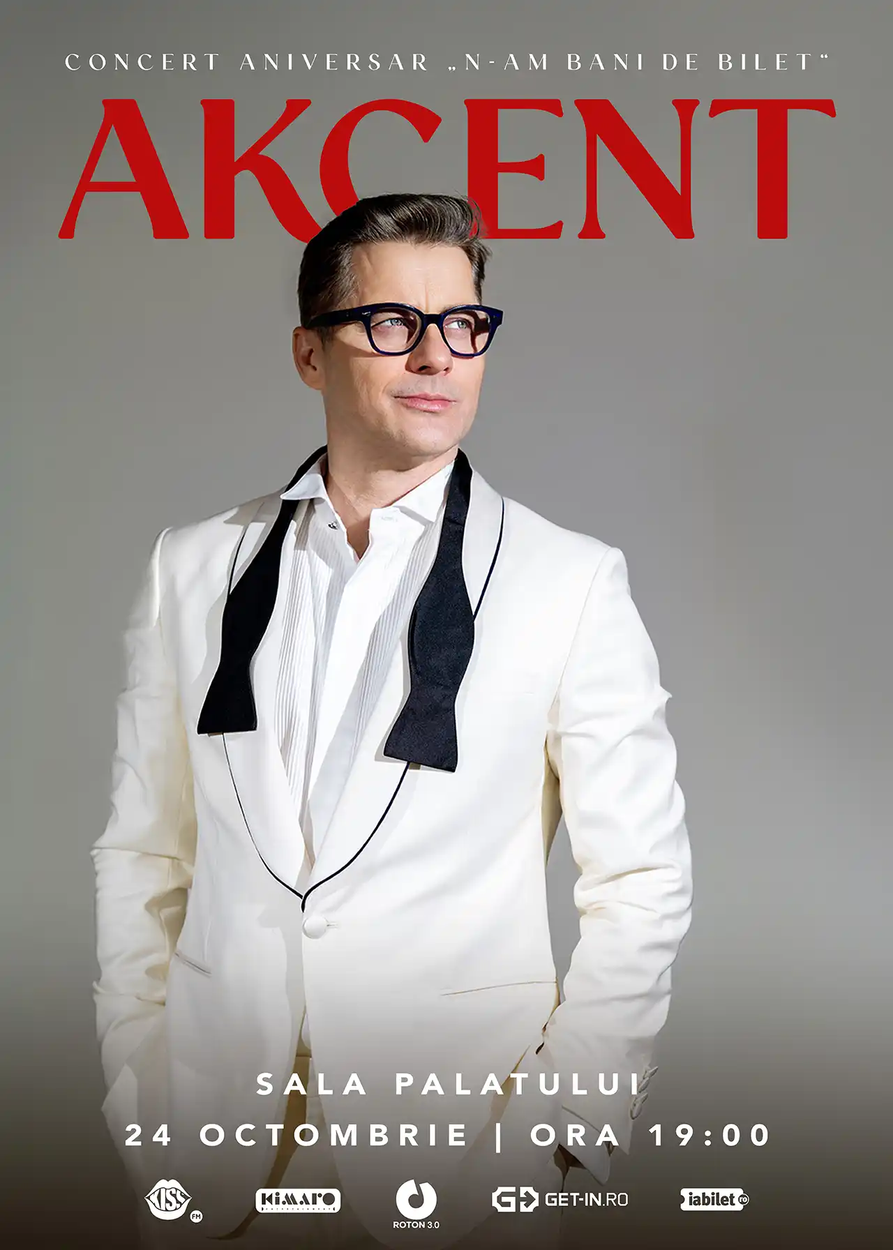 AKCENT revine la Sala Palatului cu un show construit în jurul hiturilor care au marcat un fenomen pop românesc