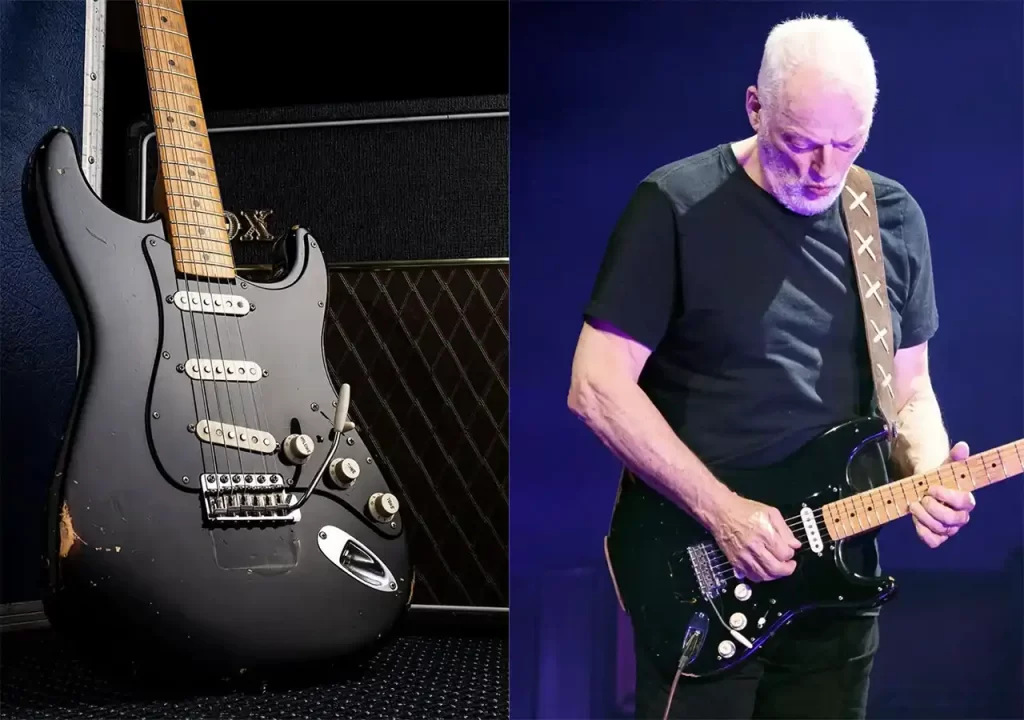 „Black Strat”, chitara lui David Gilmour, vândută pentru 14,6 milioane de dolari și devine cea mai scumpă chitară din istorie