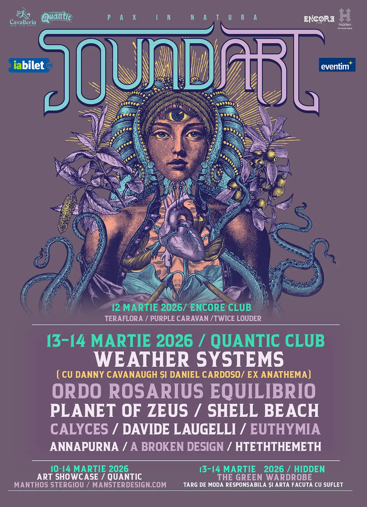 Weather Systems, Ordo Rosarius Equilibrio și Planet of Zeus, pe scena SoundArt Festival 2026