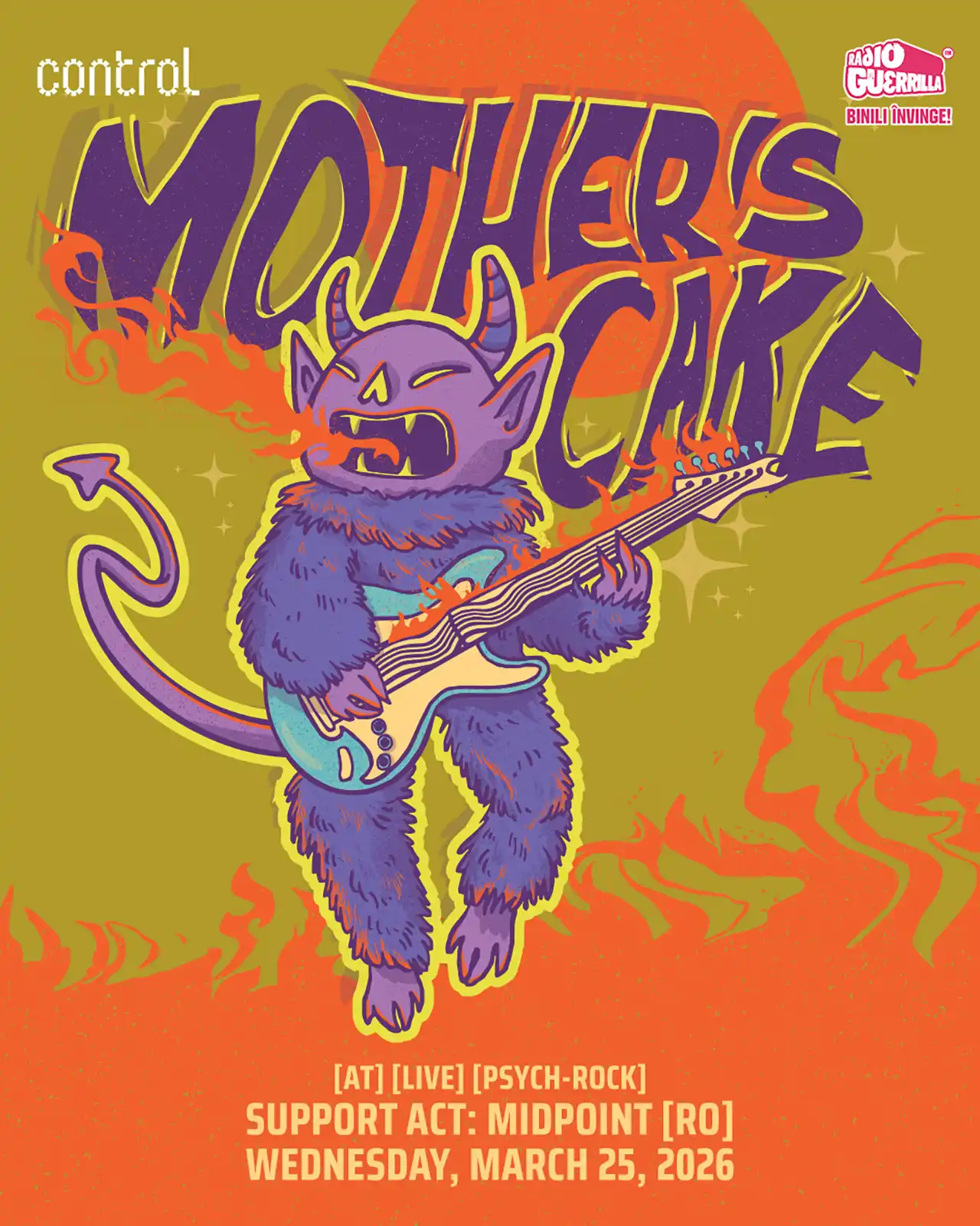 Rockerii austrieci Mother’s Cake revin la București!