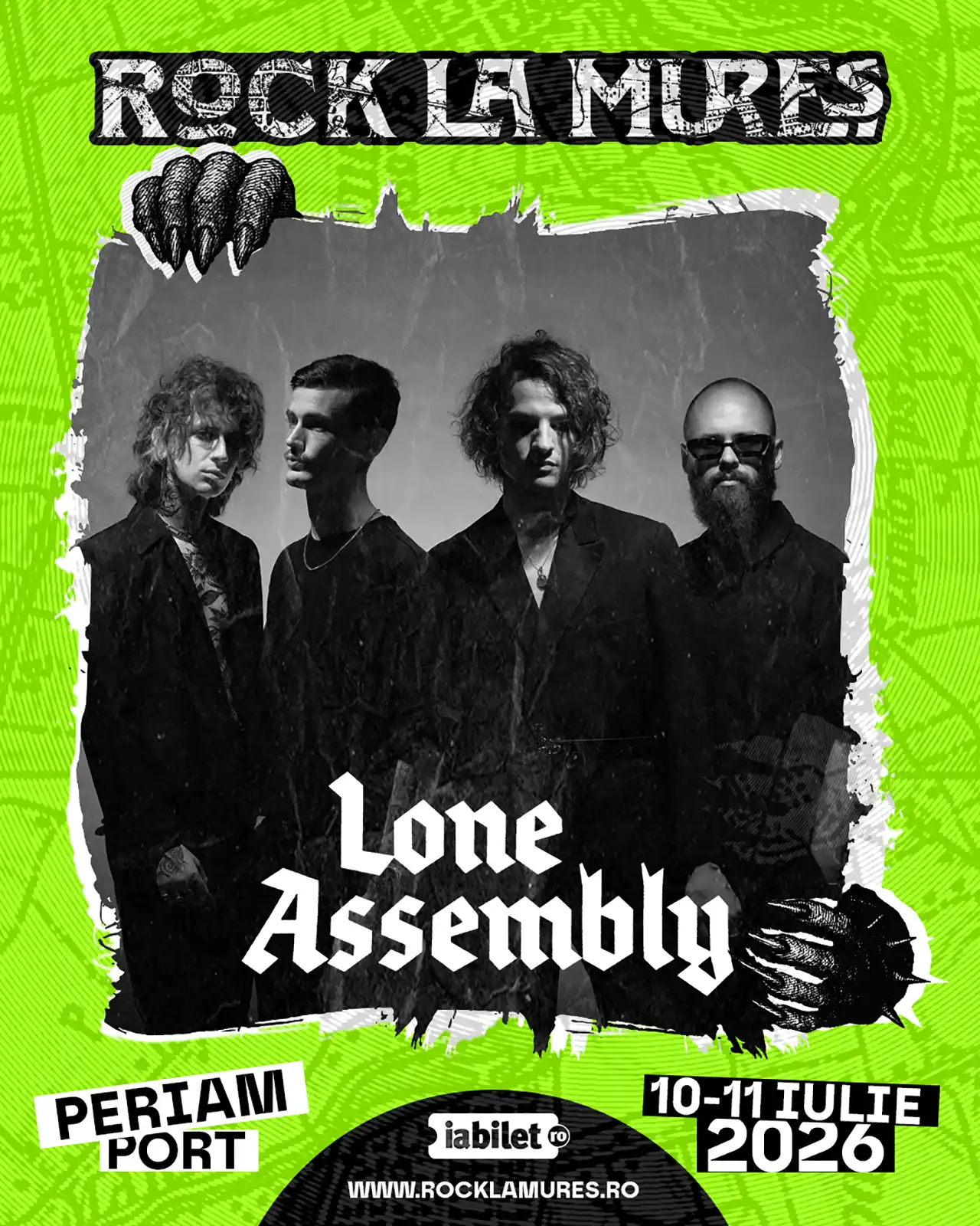 Rock la Mureș 2026 anunță noi confirmări: Lone Assembly (Elveția) și +SHE+ (România)