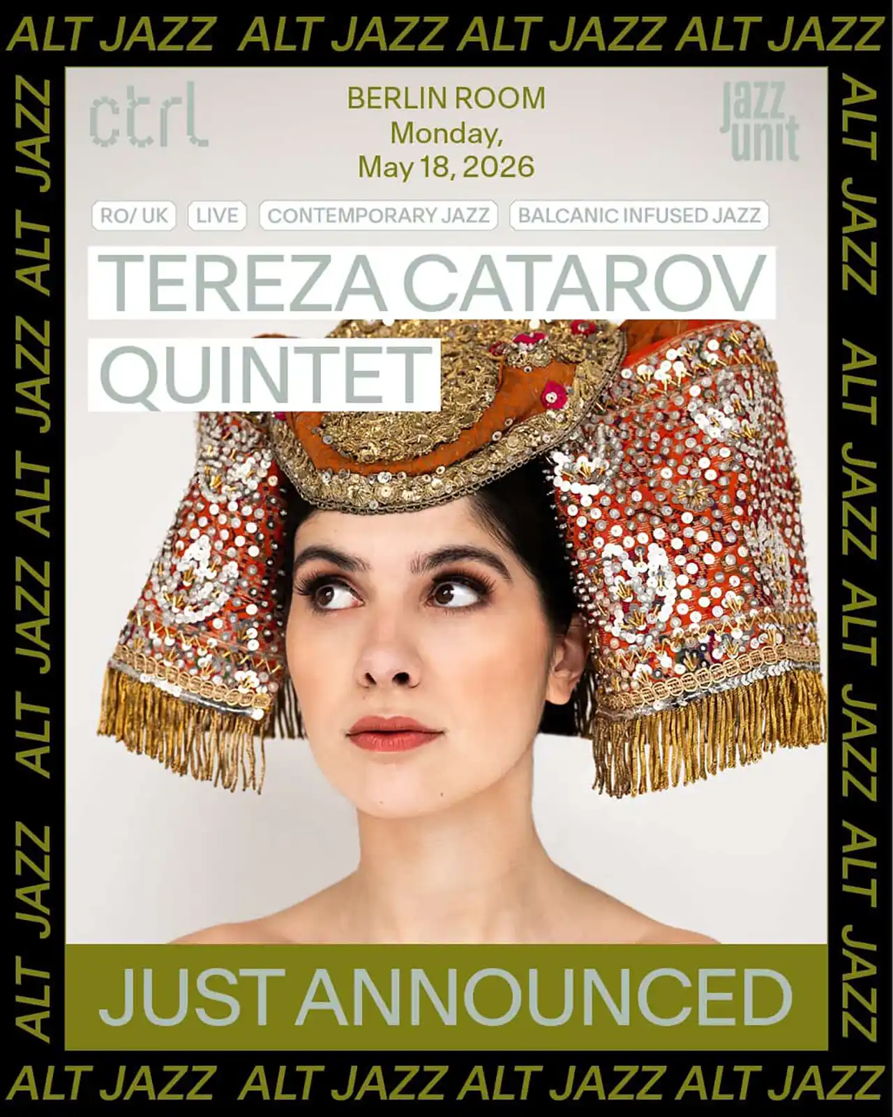 [ALT JAZZ] la Control Club cu Tereza Catarov quintet