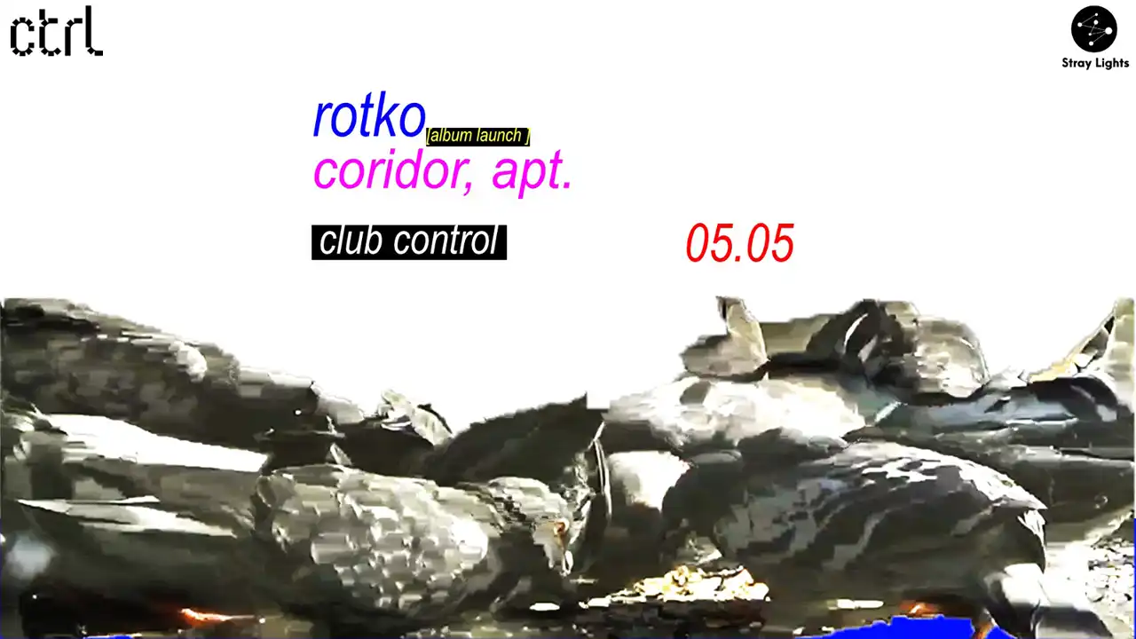Stray Lights Showcase revine pe 5 mai cu Rotko și Coridor, Apt. la Control Club