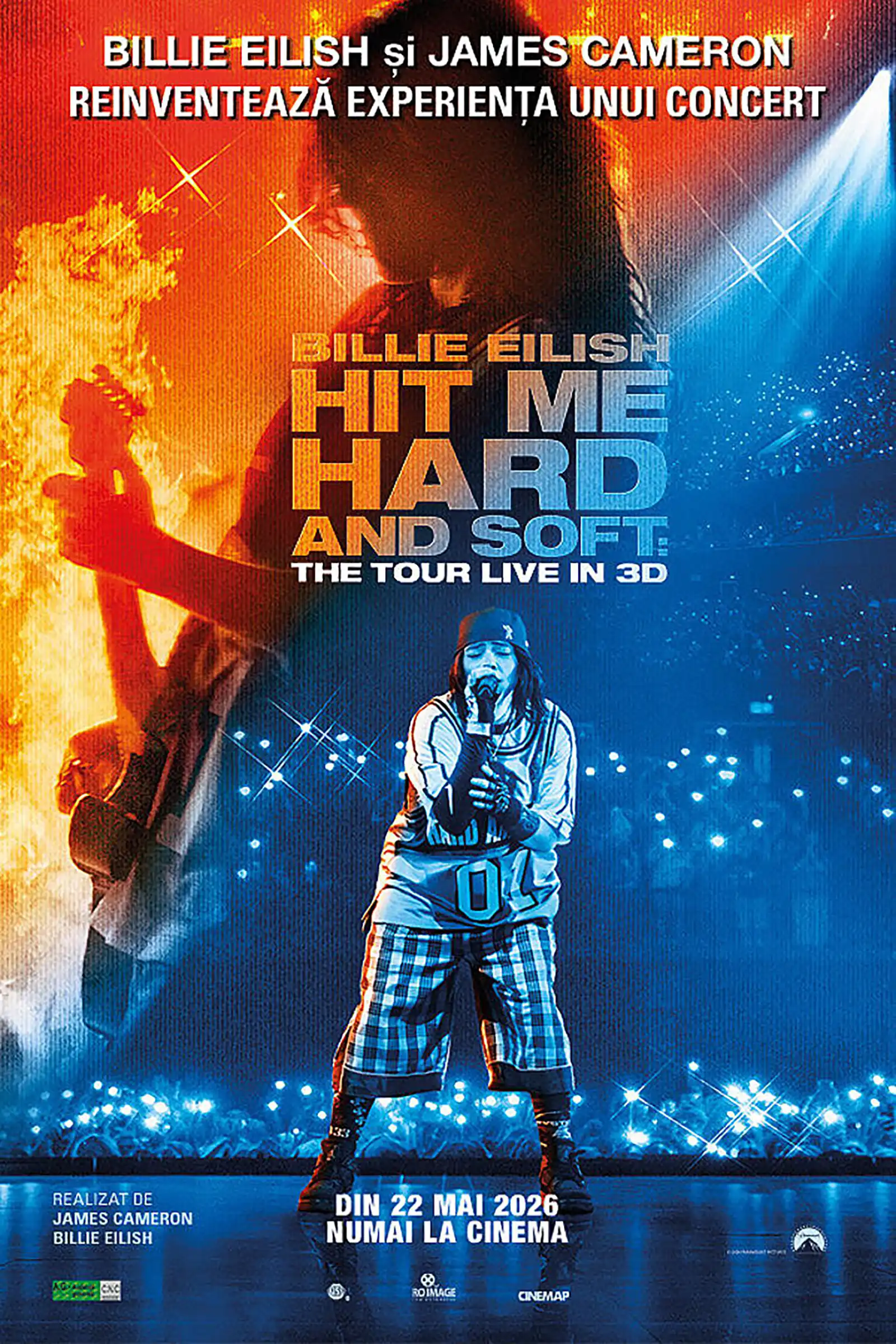 Billie Eilish și James Cameron reinventează filmul-concert cu „Hit Me Hard and Soft: The Tour (Live in 3D)" Billie Eilish și James Cameron reinventează filmul-concert cu „Hit Me Hard and Soft: The Tour (Live in 3D)"