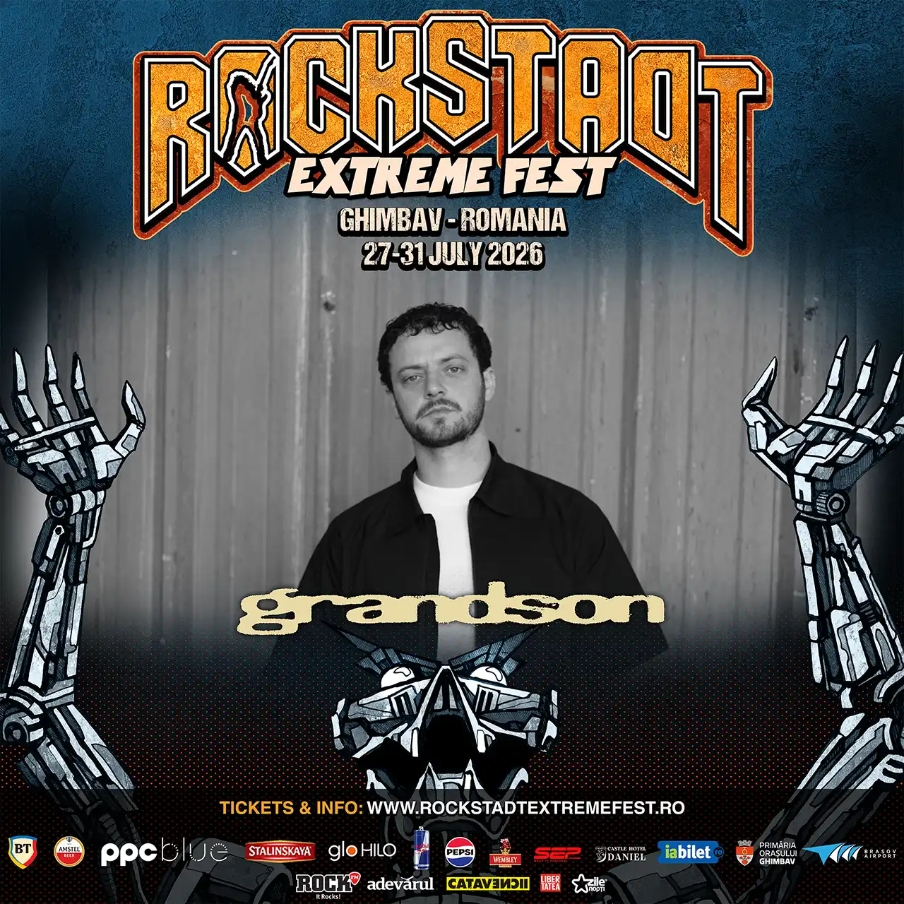 Soulfly și Grandson vin la Rockstadt Extreme Fest 2026