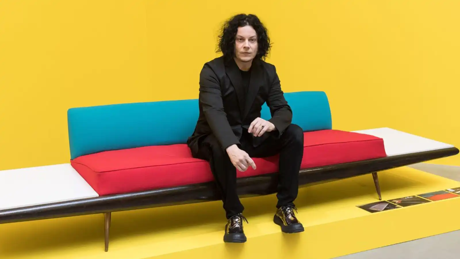 Poză Jack White la expoziția din Londra