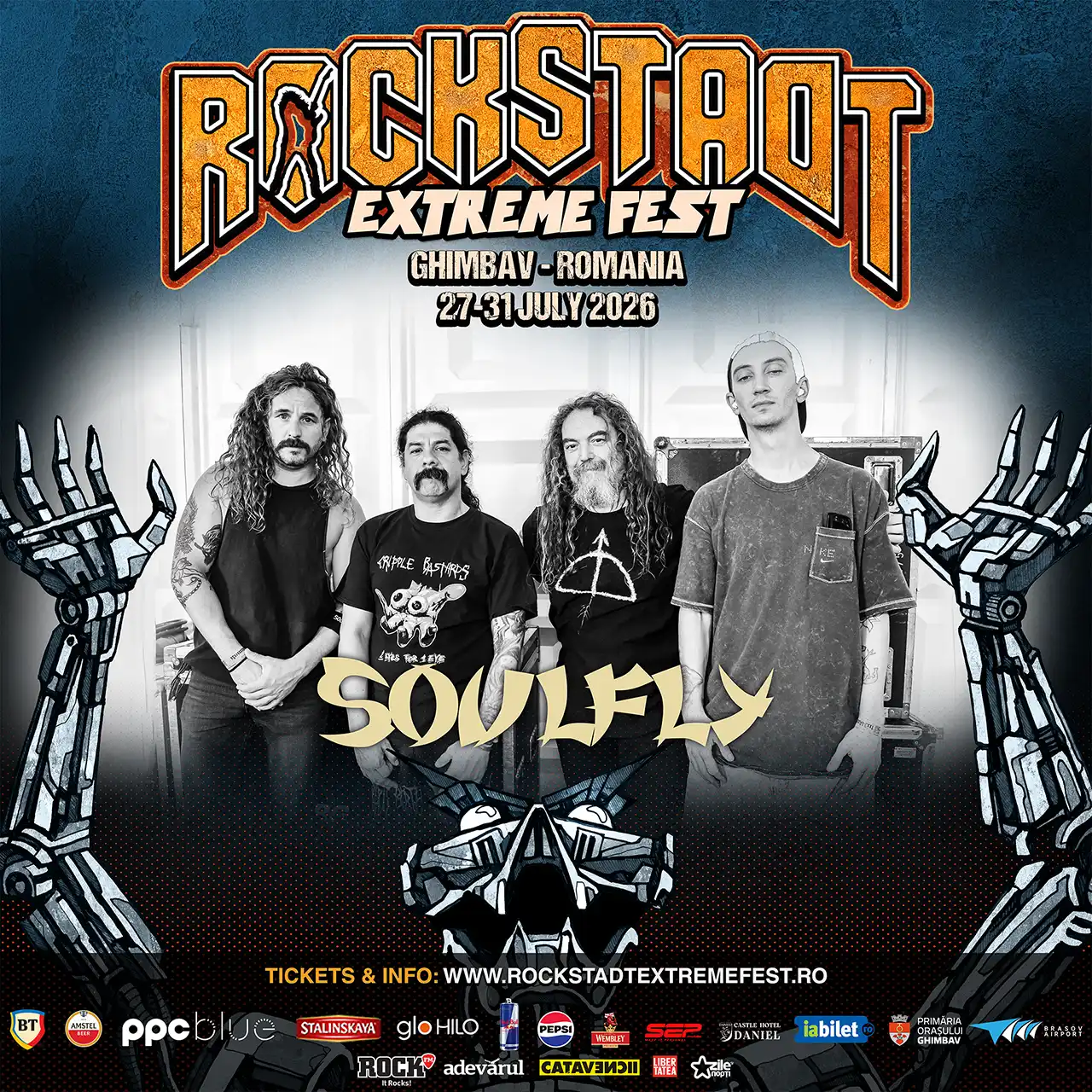 Soulfly și Grandson vin la Rockstadt Extreme Fest 2026