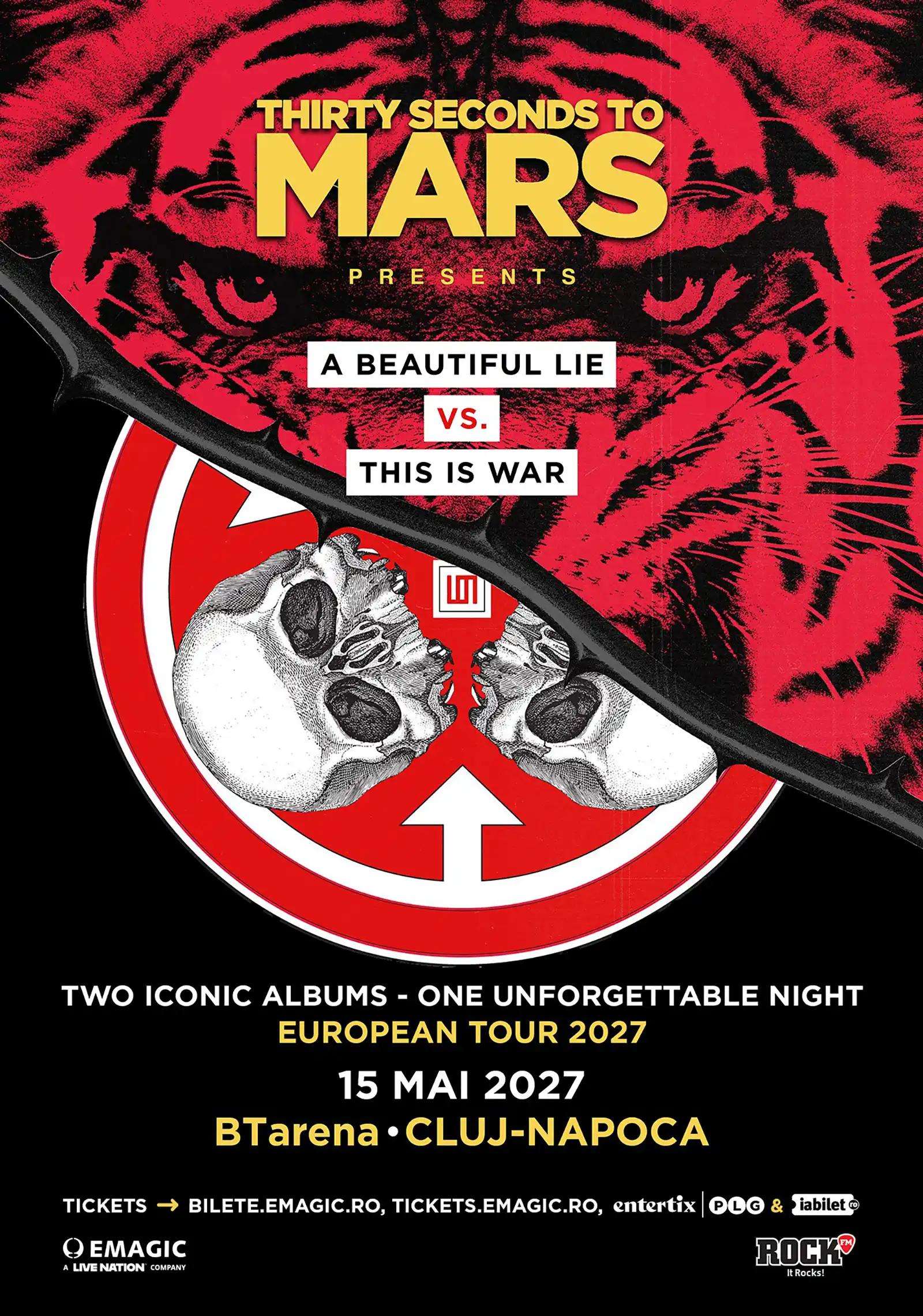 Thirty Seconds to Mars revine în România